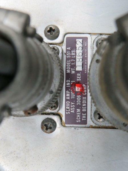 Bendix 1U027-01 M/N 551A Mooney M20C Bendix Servo Amp Indicator Volts 14
