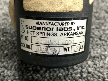 Superior Labs S198431-001 Superior Labs Manifold Pressure Gauge, Lighted Volts 14