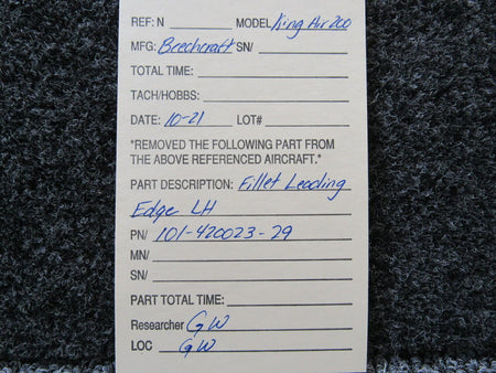 Beechcraft 101-420023-29 Beechcraft King Air 200 Fillet Leading Edge LH SA