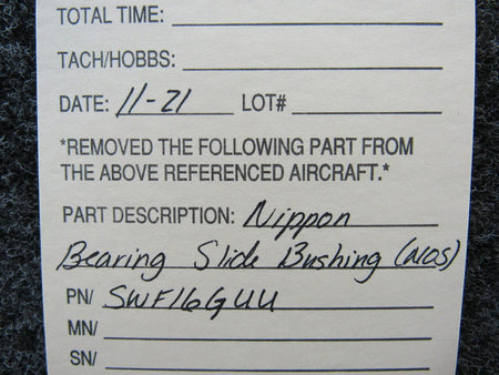 Nippon SWF16GUU Nippon Bearing Slide Bushing NEW OLD STOCK SA