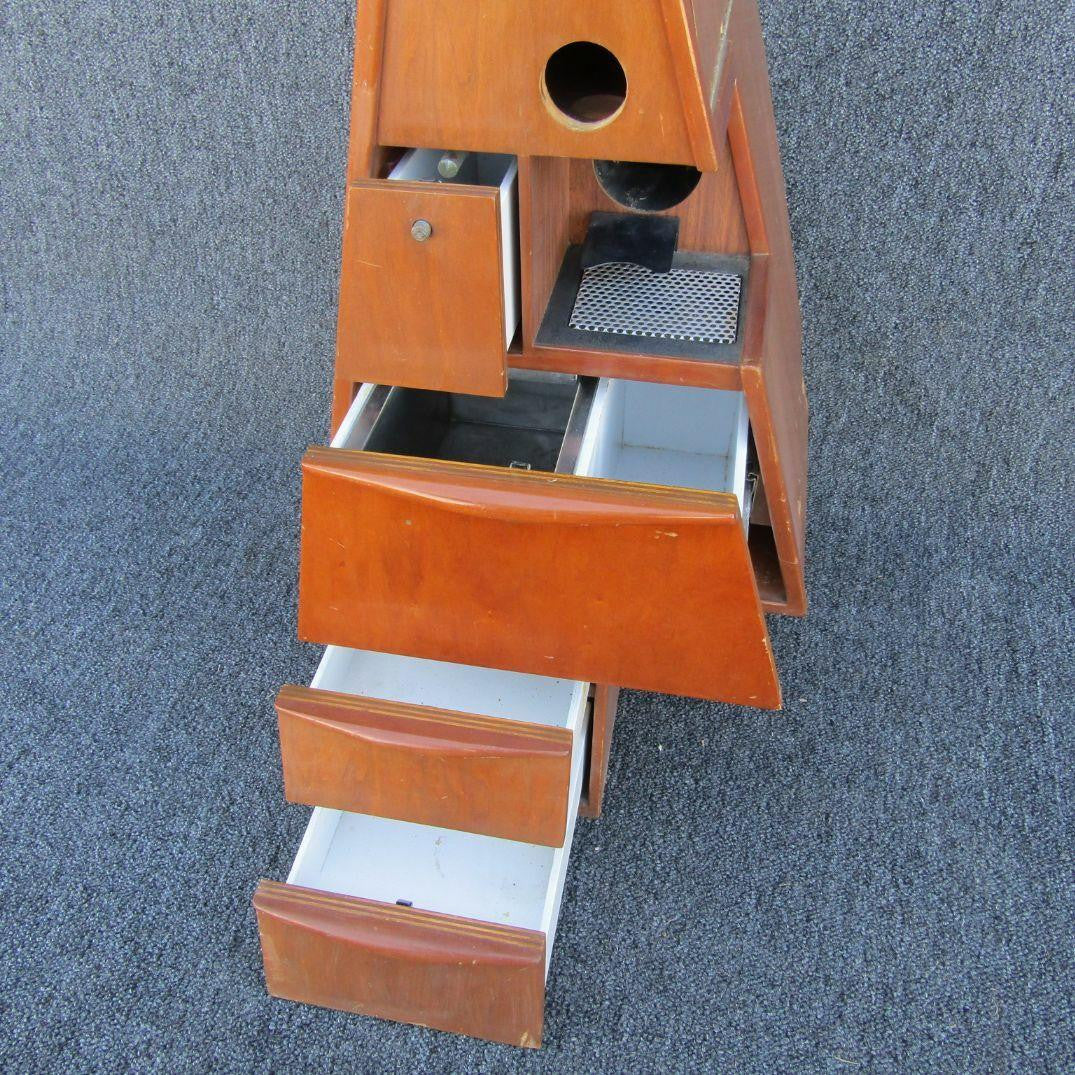 Piper 653-235 USE 580-381 Piper PA-31T Refreshment Cabinet, Oak