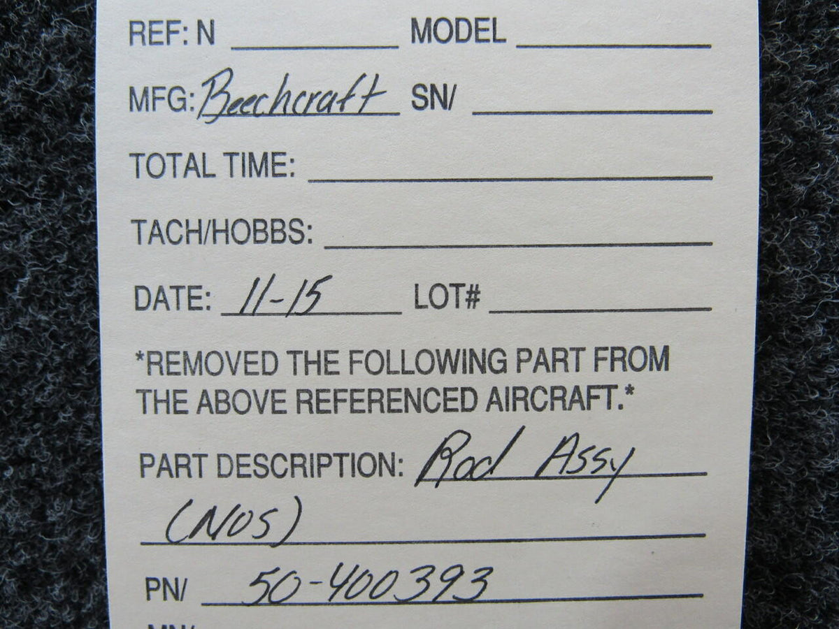 Beechcraft 50-400393 Beechcraft Rod Assembly NEW OLD STOCK SA