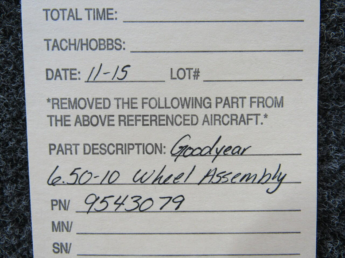 Goodyear 9543079 Goodyear 6.50-10 Wheel Assembly SA
