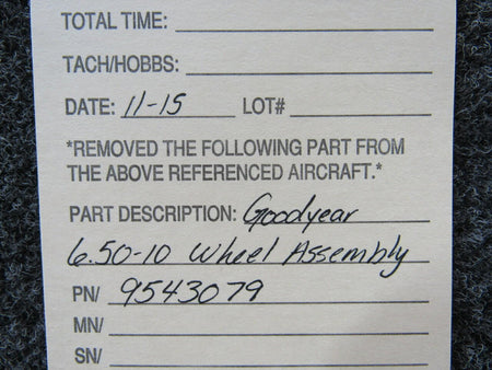 Goodyear 9543079 Goodyear 6.50-10 Wheel Assembly SA
