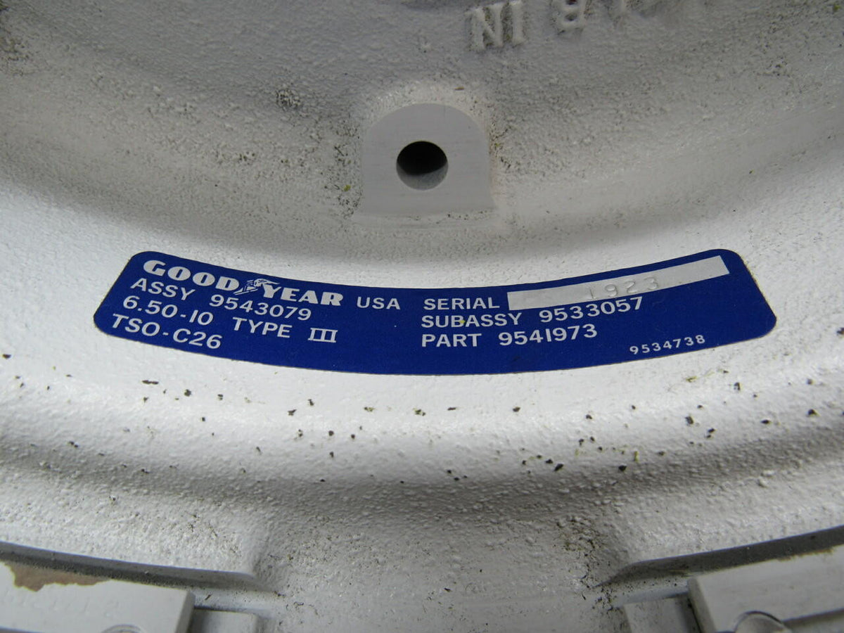 Goodyear 9541973 USE 9533057 Goodyear 6.50-10 Wheel Half Assembly SA