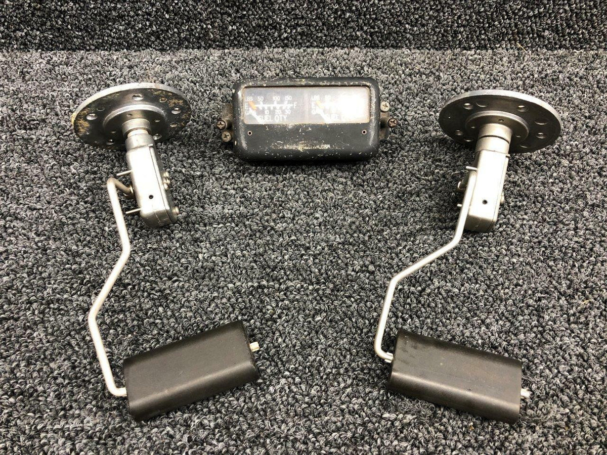 Rochester C669562-0106 M/N 6247-00194 Rochester Fuel Quantity Cluster W/ Transmitters