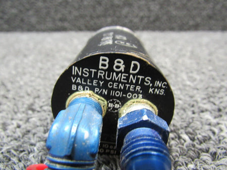 1101-003 B&D Instruments Fuel Pressure Indicator (CORE) BAS Part Sales | Airplane Parts