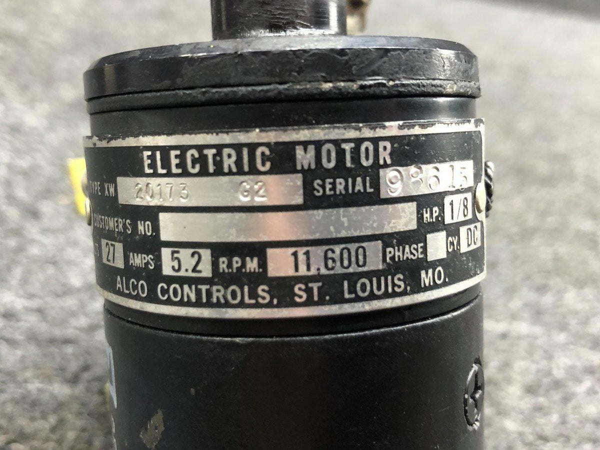 Alco XW20137-G2 Piper PA-31T Alco Electric Windshield Wiper Motor 27V, 5A