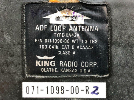 King Radio 071-1098-00 Beechcraft C24R King Radio KA-42A ADF Loop Antenna