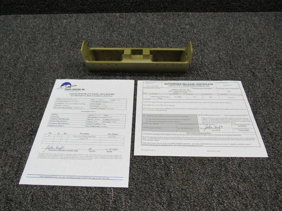 Cessna 1213796-1 Cessna T210N Nose Gear Drag Fitting W/ 8130 and Magnaflux