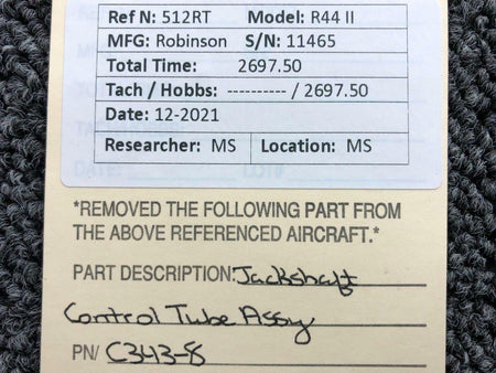 Robinson C343-8 Robinson R44II Jackshaft Control Tube Assembly