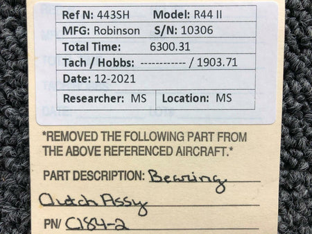 Robinson CI184-2 Robinson R44II Bearing Clutch Assembly