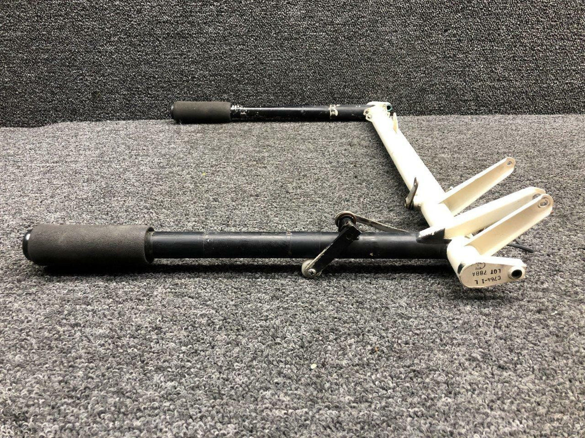 C758-3, C328-1 Robinson R44II Collective Stick Assembly w Connecting Rod BAS Part Sales | Airplane Parts