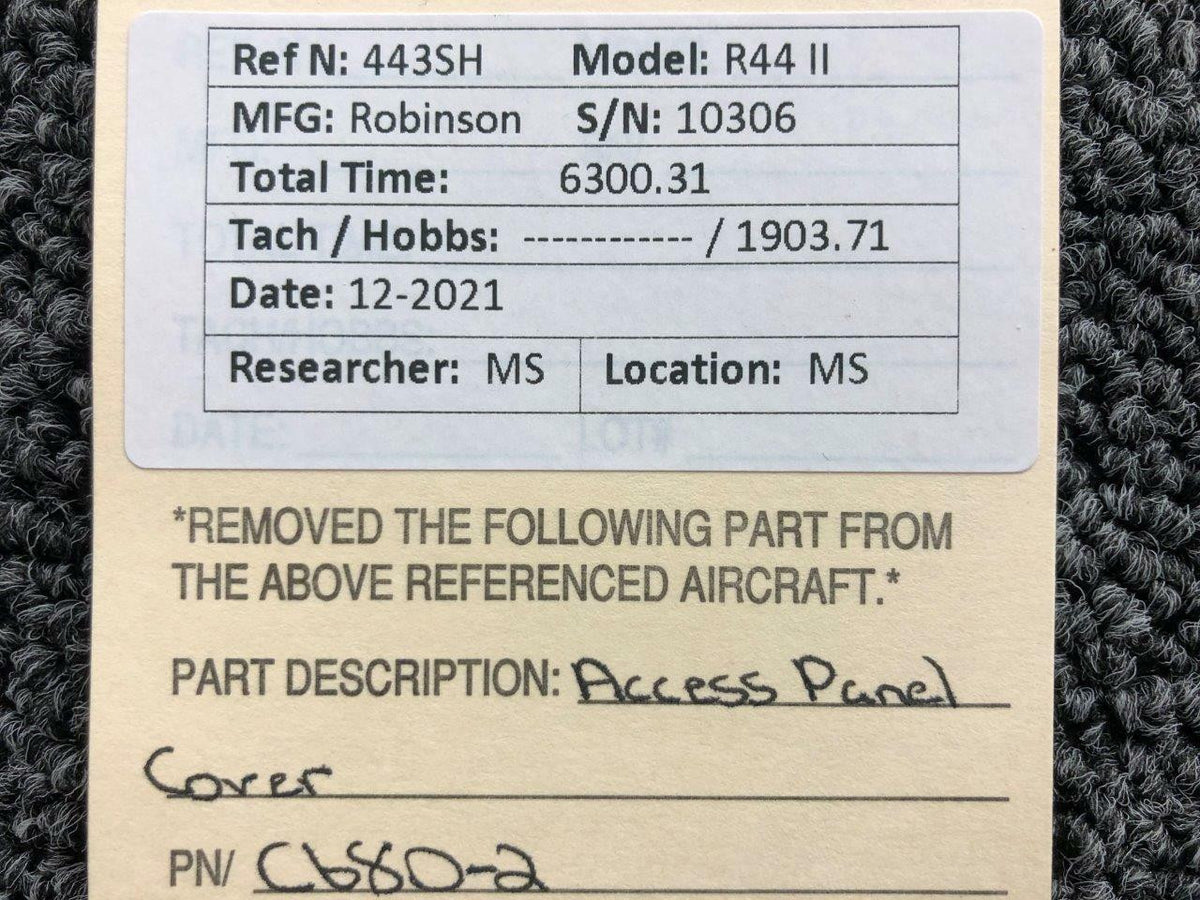 Robinson C680-2 Robinson R44II Access Panel Cover