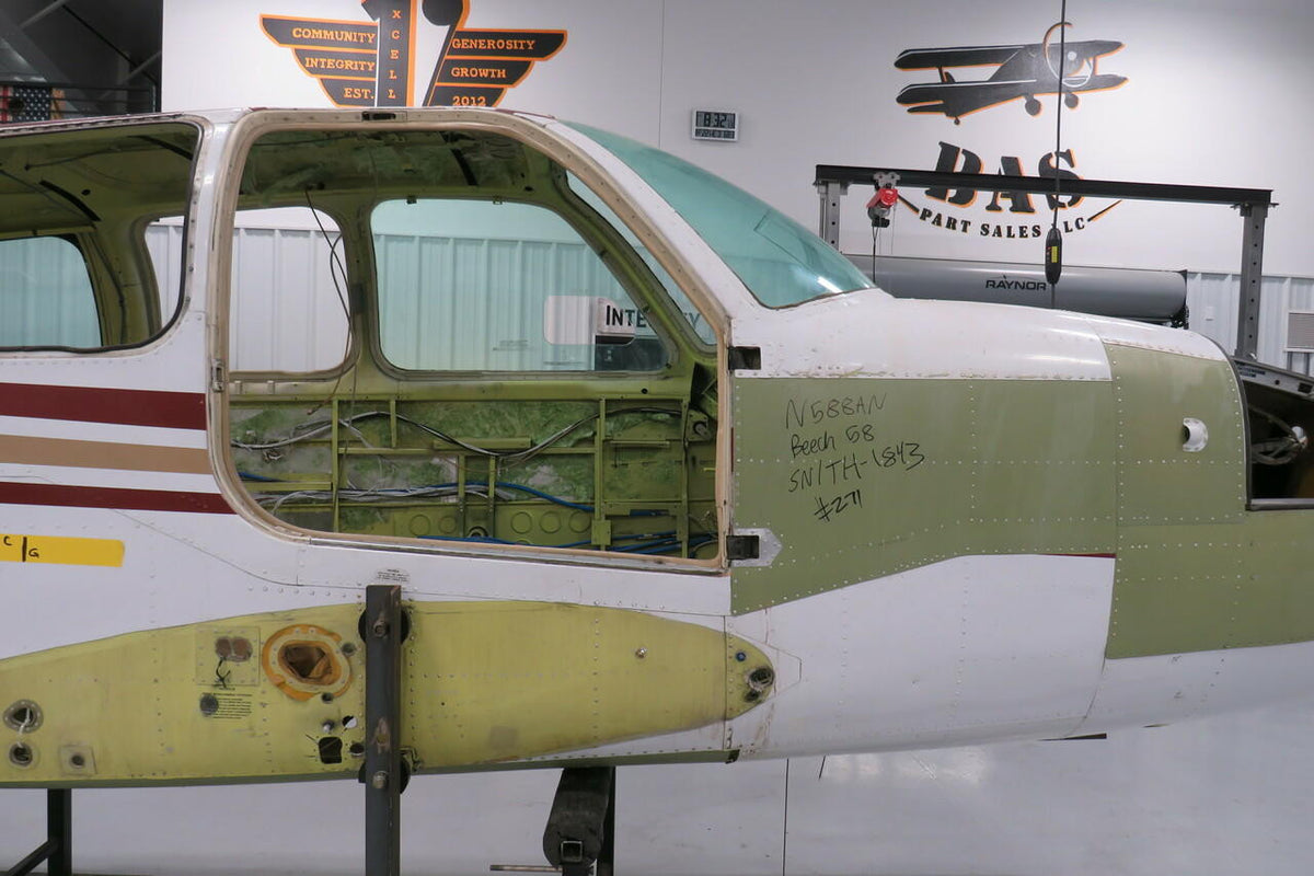 Beech 58 Fuselage Assembly With Data Tag