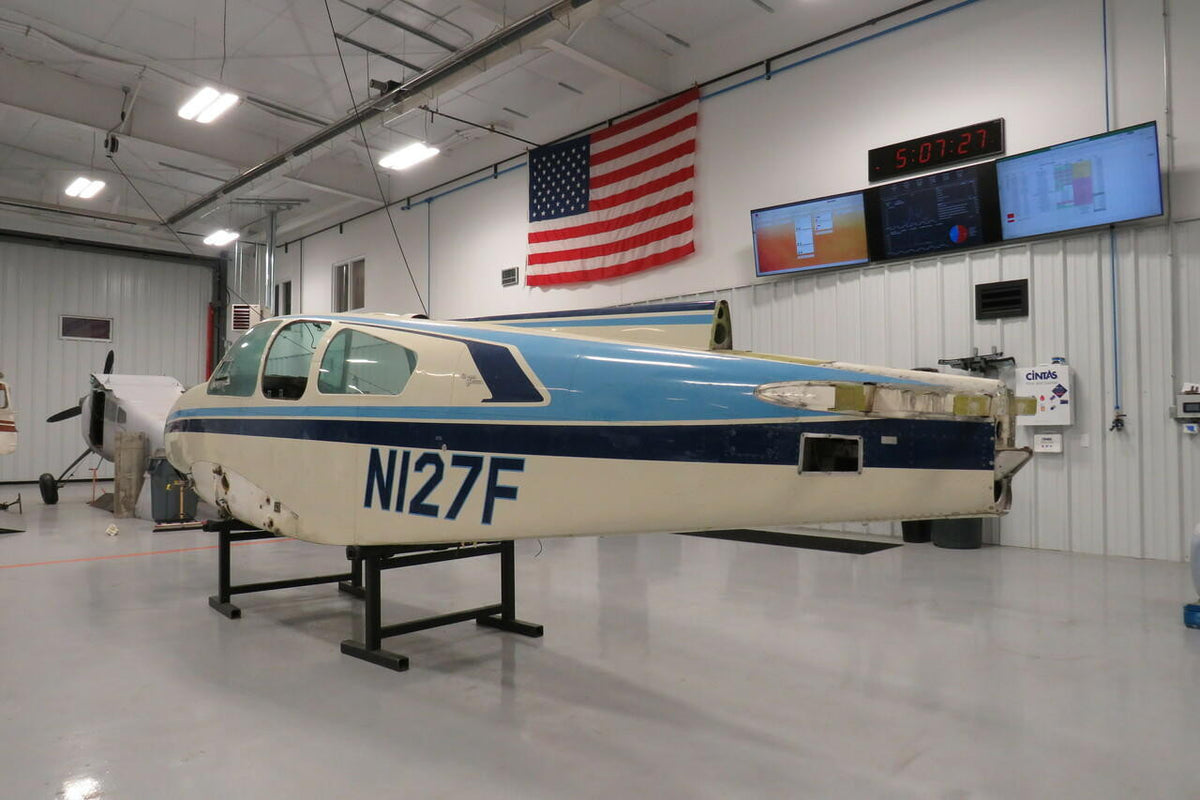 Beech 95-B55 Fuselage Assembly With Data Tag