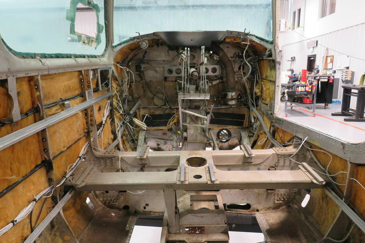 Beech 95-B55 Fuselage Assembly With Data Tag
