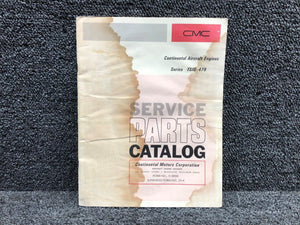 Continental TSIO-470-B / TSIO-470C / TSIO-470D Service Parts Catalog 1967
