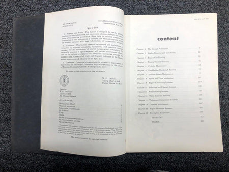 52-12 1953 Power Plant Maintenance Manual for Reciprocating Engines BAS Part Sales | Airplane Parts