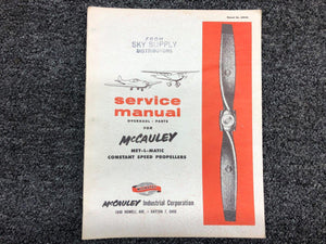 580315 McCauley Met-L-Matic Constant Speed Propeller Service Manual