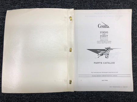 1966 Thru 1967 Cessna Skynight Parts Catalog BAS Part Sales | Airplane Parts