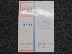 1970 Cessna 172 Skyhawk Owners Manual