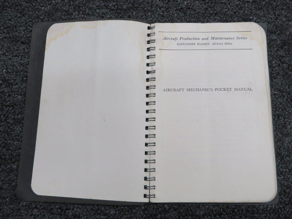 Aircraft Mechanics Pocket Manual