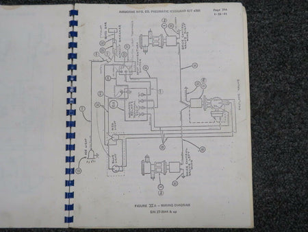 1971 Piper Airborne / Good Year Pneumatic Manual Iceguard Deicing System