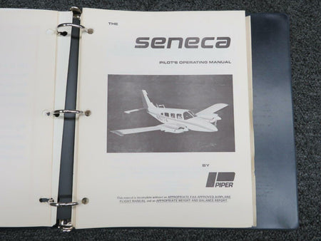 Piper 1973 Piper Seneca Informational Manual