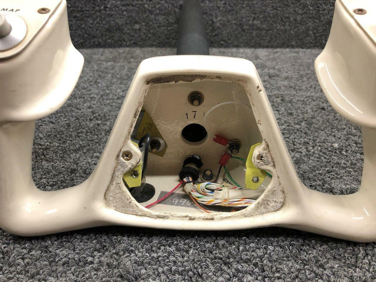 60-524080-23 / 36-524051-23 Beech 58 Co-Pilot Control Wheel Assy W/ Switches BAS Part Sales | Airplane Parts