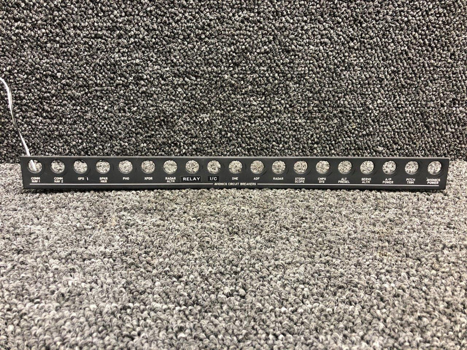71593-153 (Alt: 58-340454-153) Beech 58 Raytheon Lighted Panel (28V)