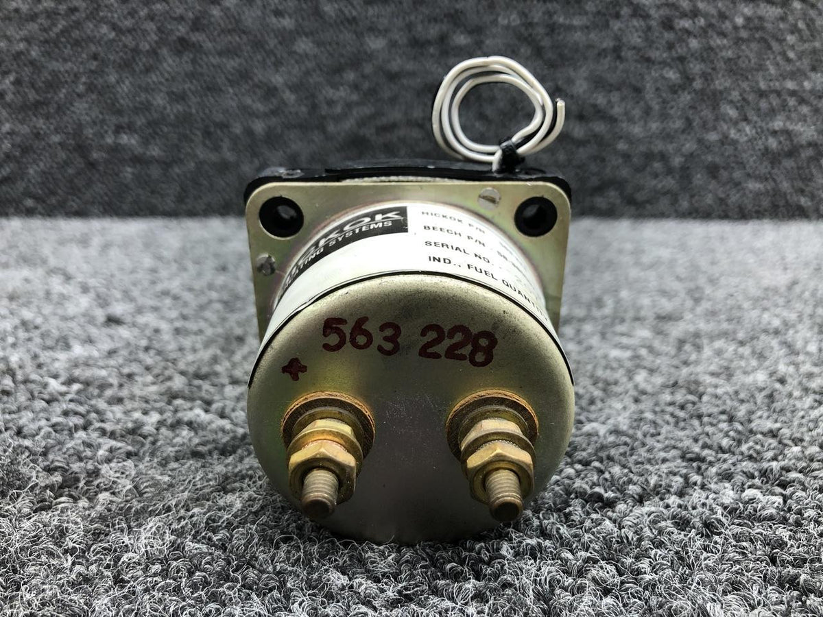 Hickok 563-228 ALT 58-380097-5 Hickok Fuel Quantity Indicator Volts 28 Lighted