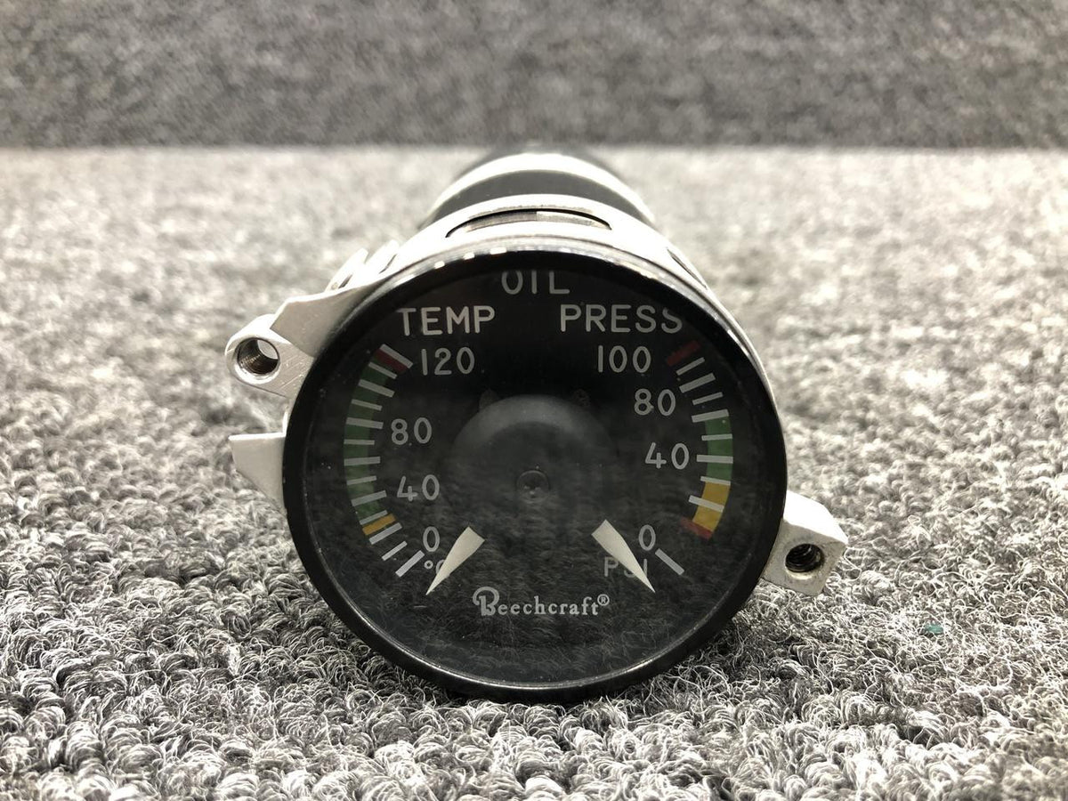Mid-Continent Instrument MD63-3 ALT 102-380014-3 Mid-Continent Oil Temperature Indicator Volts 28