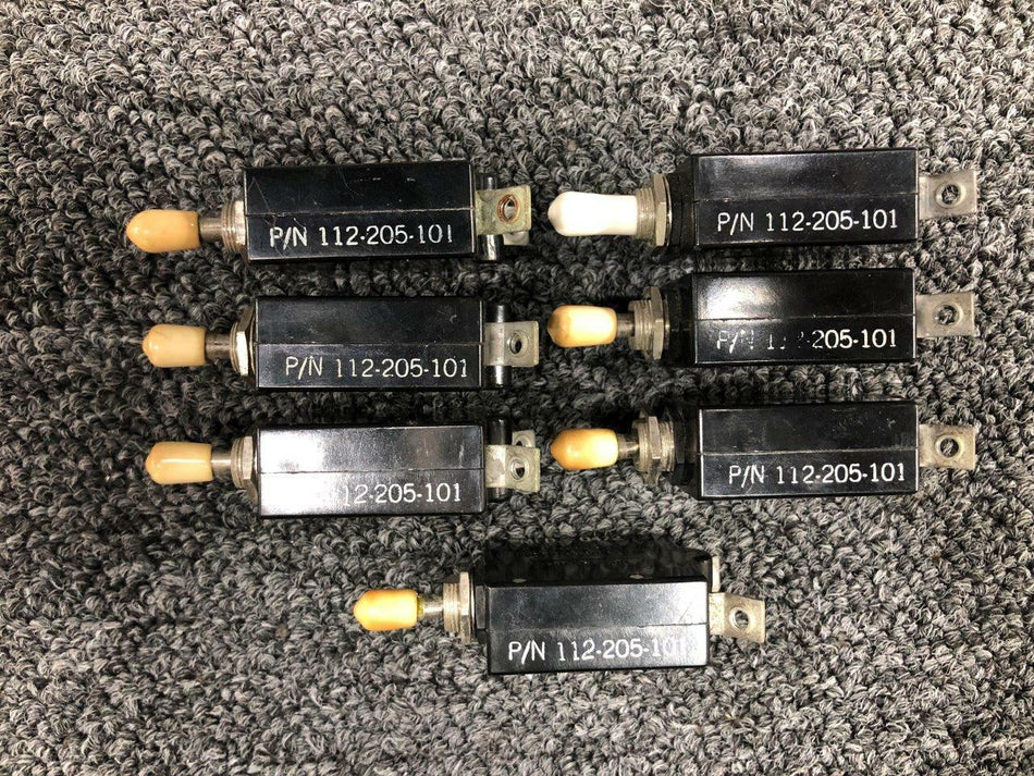 112-205-101 / AN3027-3 / W31-X2M1G-50 Toggle Switch Set | Aircraft Salvage