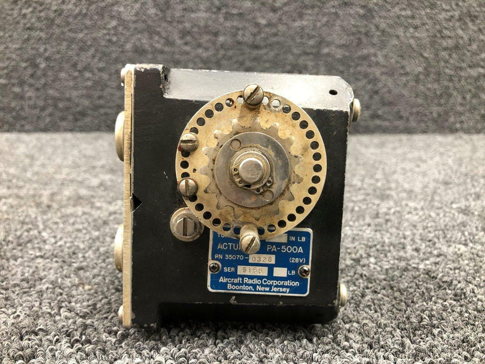 35070-0325 ARC PA-500A Elevator Actuator (Volts: 28) BAS Part Sales | Airplane Parts