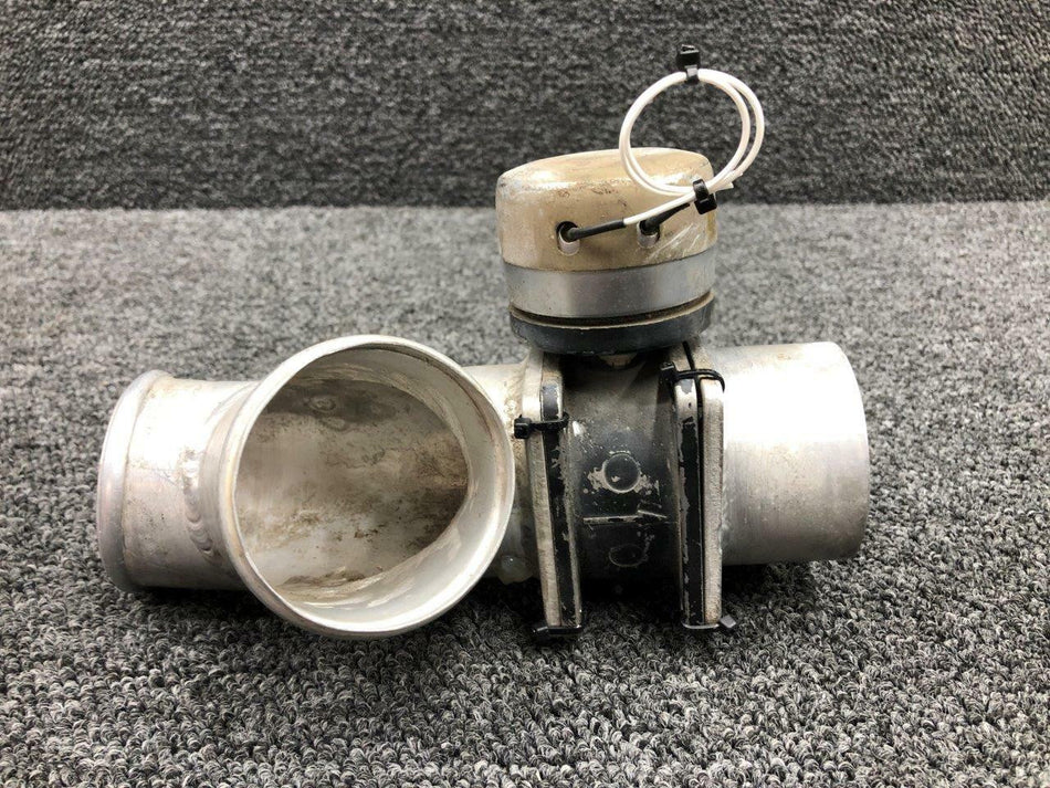 5117258-12 / 5117124-1 Cessna 414 Heat Exchanger Duct RH W/ Switch (28V) BAS Part Sales | Airplane Parts