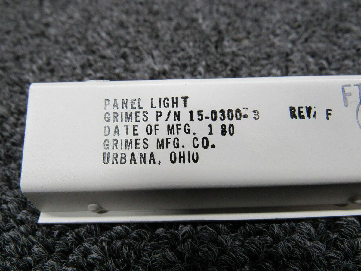 15-0300-3 Grimes Panel Light Assembly (NEW OLD STOCK) (SA) BAS Part Sales | Airplane Parts