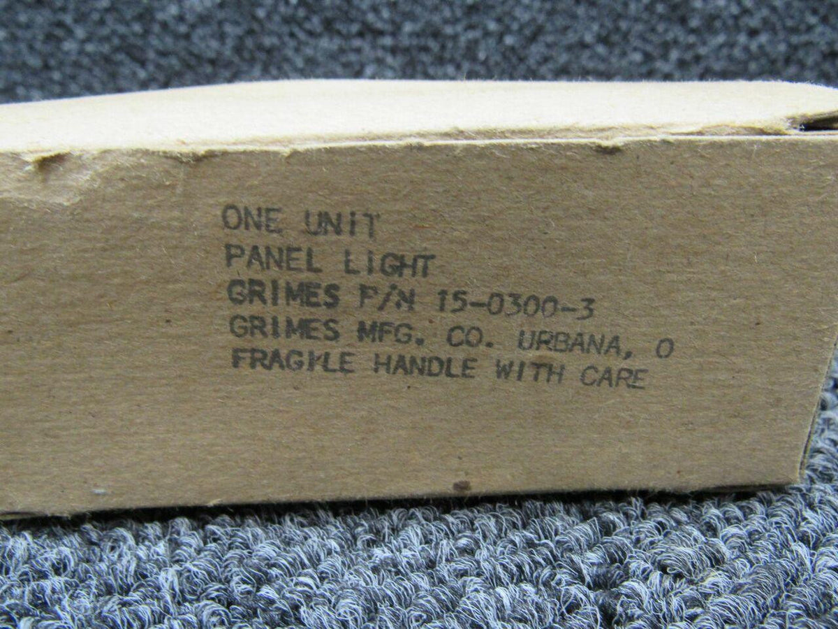 Grimes 15-0300-3 Grimes Panel Light Assembly NEW OLD STOCK SA