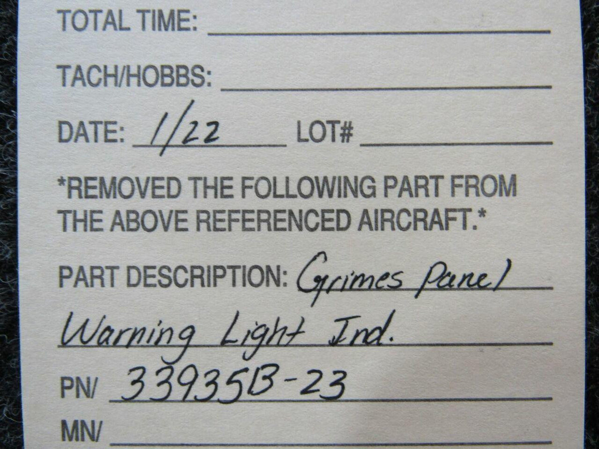Grimes 33935B-23 Grimes Panel Warning Indicator Light SA