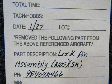 Does Not Apply 98404A466 Lock Pin Assembly NEW OLD STOCK SA