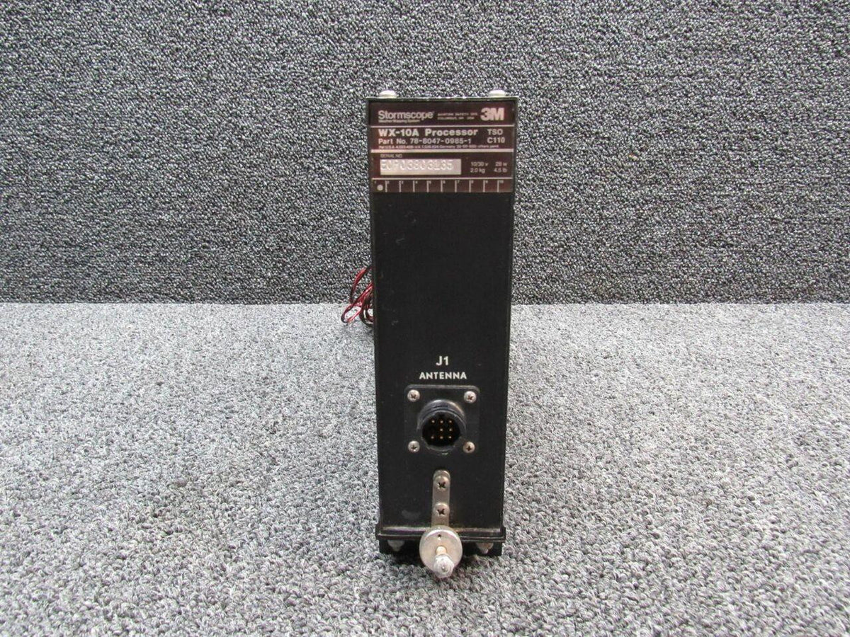 3M 78-8047-0985-1 M/N WX-10A 3M Stormscope Processor Volts 10-30