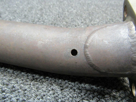 Lycoming 38137-005 Lycoming IO-540-K1G5 Exhaust Stack RH Forward W/ Probe Hole