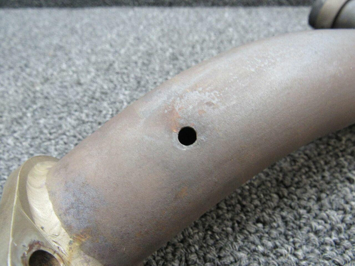 Lycoming 38137-003 Lycoming IO-540-K1G5 Exhaust Stack LH Middle W/ Probe Hole