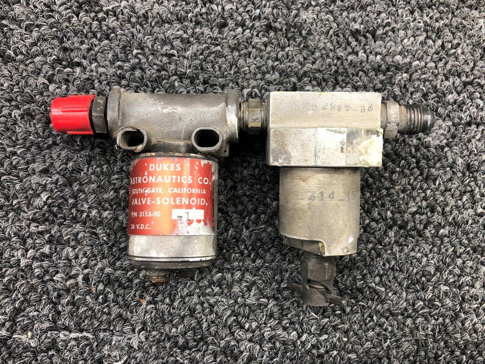 3153-00-1 / 414-183976-11 Beech 95-B55 Dukes Solenoid Valve & Heater Filter (24V)