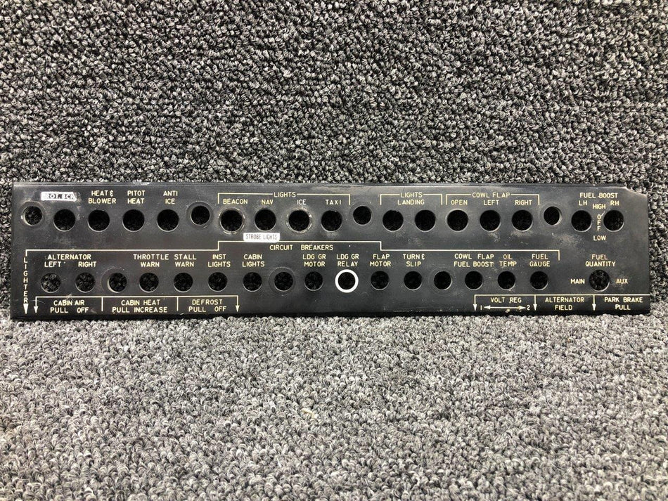 96-324062-1 Beechcraft 95-B55 Circuit Breaker Sub Panel Assembly LH