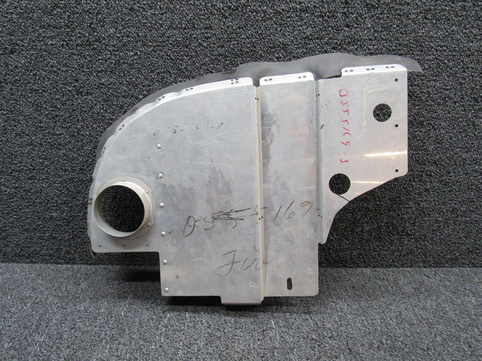 0555169-3 Cessna 172 Engine Baffle Rear (NEW OLD STOCK) (SA) BAS Part Sales | Airplane Parts