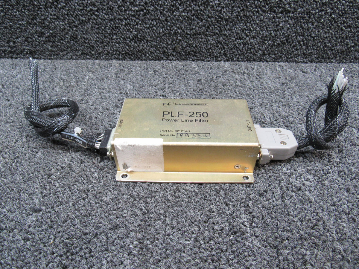 021214-1 Technisonic PLF-250 Power Line Filter