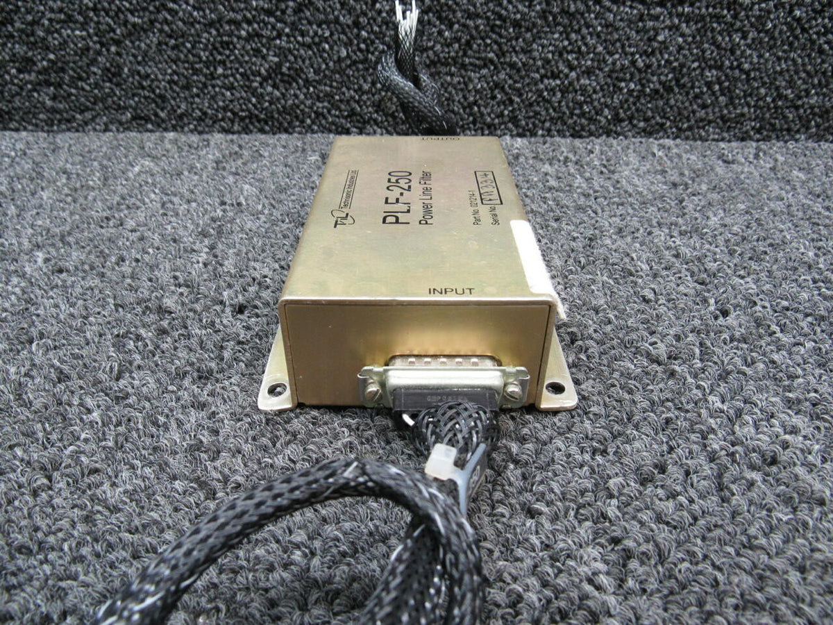021214-1 Technisonic Industries Ltd PLF-250 Power Line Filter