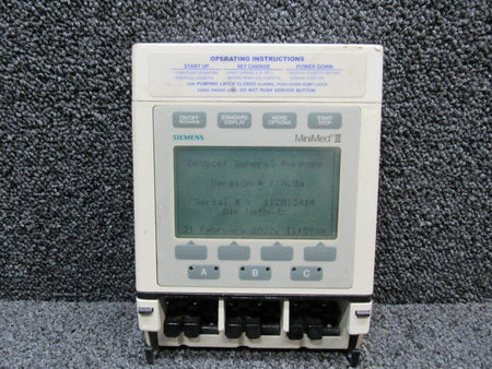 Siemens Mini-Med III Multi-Channel Infusion Pump Volts 6-9, Watts 6