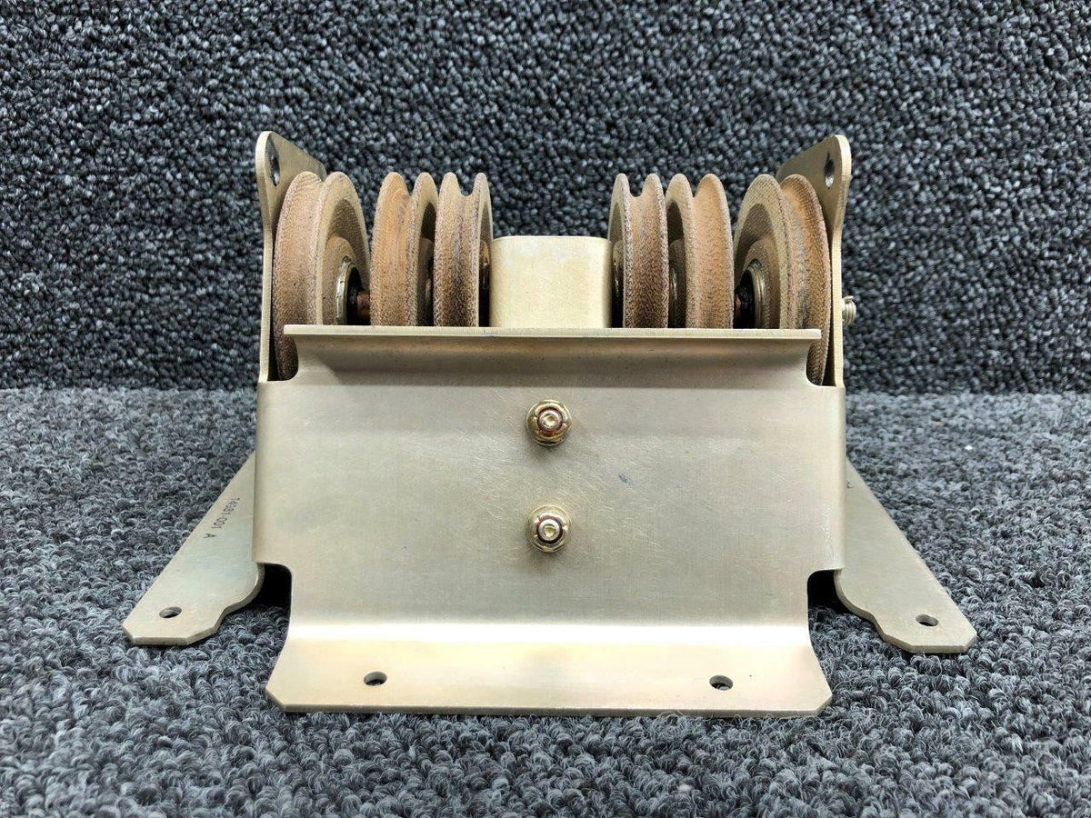 14981-001 / MS20220-2 Cirrus SR22 Flight Control Pulley Set W/ Brackets BAS Part Sales | Airplane Parts